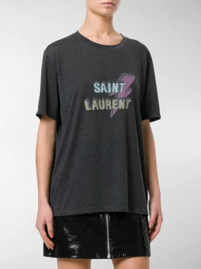 saint laurent lightning bolt t shirt