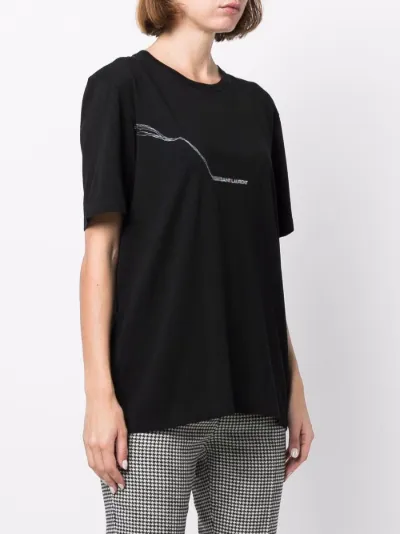 saint laurent logo tshirt
