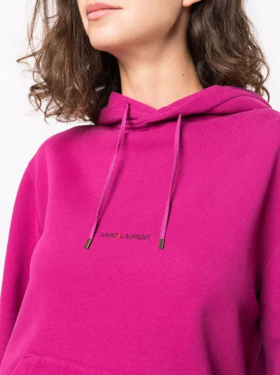 pink saint laurent hoodie