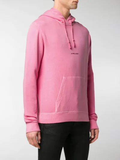 saint laurent pink hoodie