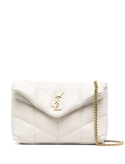 saint laurent loulou small white