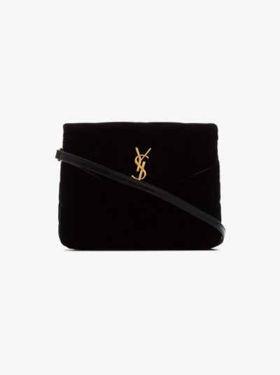 saint laurent toy loulou velvet crossbody bag