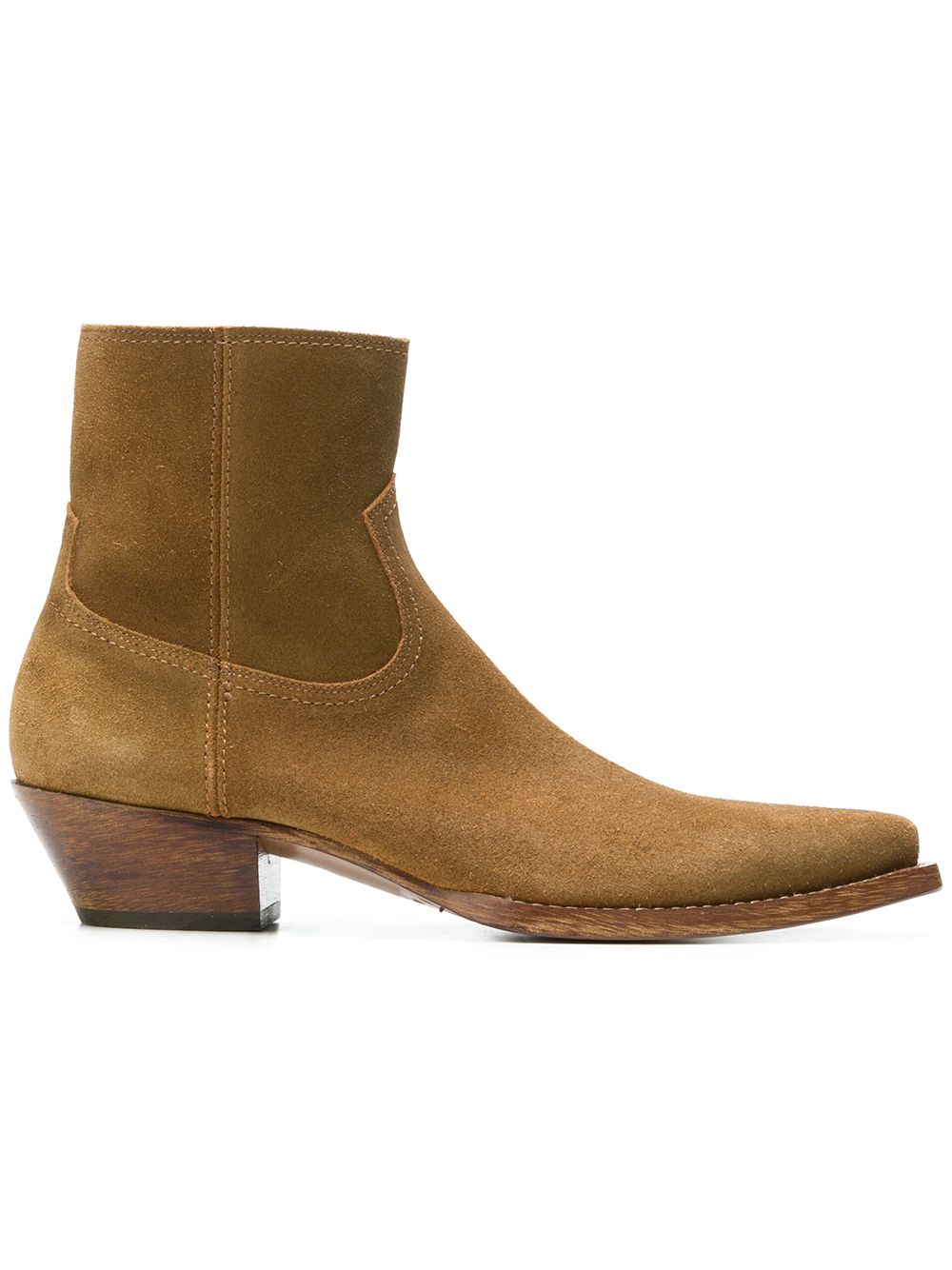 Saint laurent lukas suede ankle sales boots