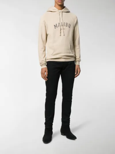 saint laurent box logo hoodie