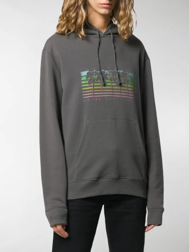saint laurent grey hoodie