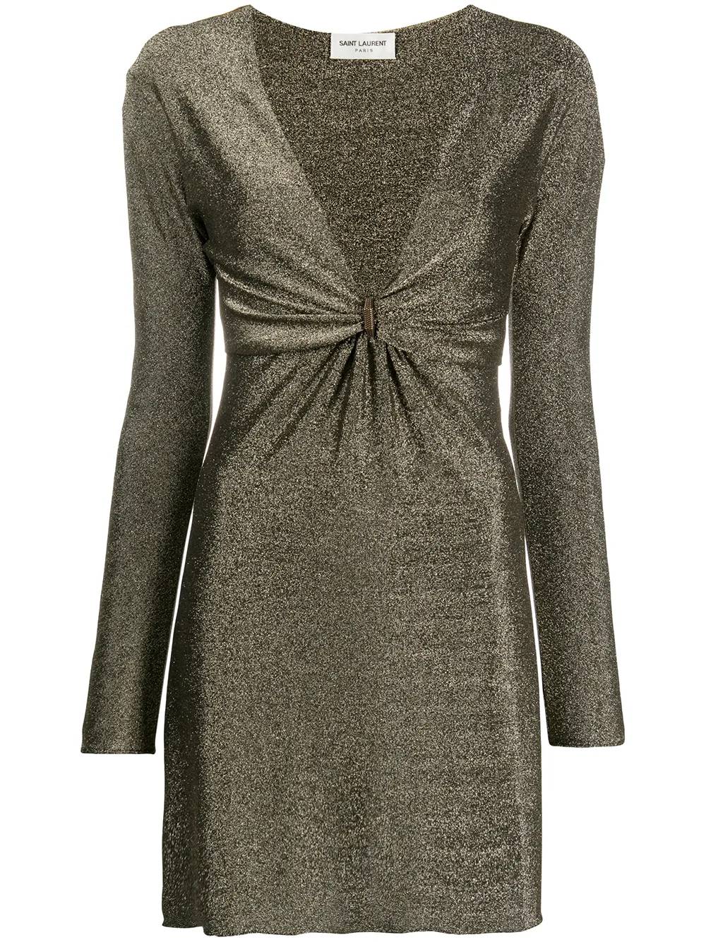 Saint laurent shop metallic dress