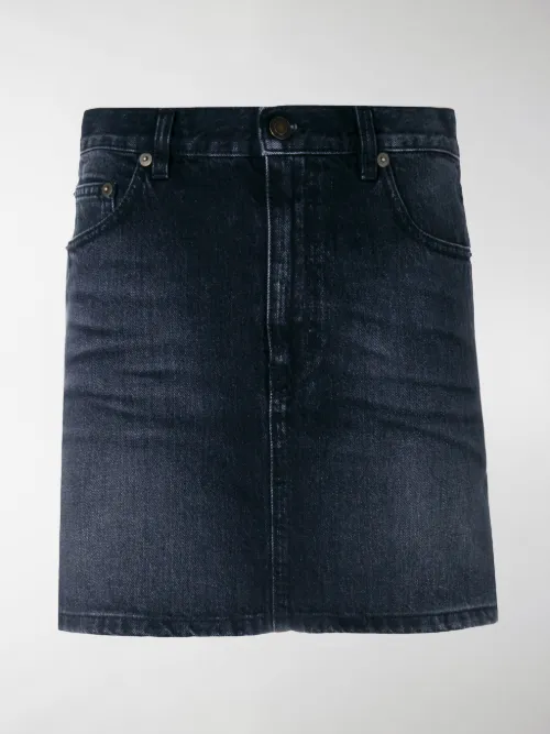 Saint Laurent - Minigonna di denim