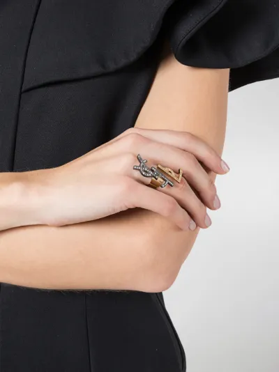 saint laurent monogram ring