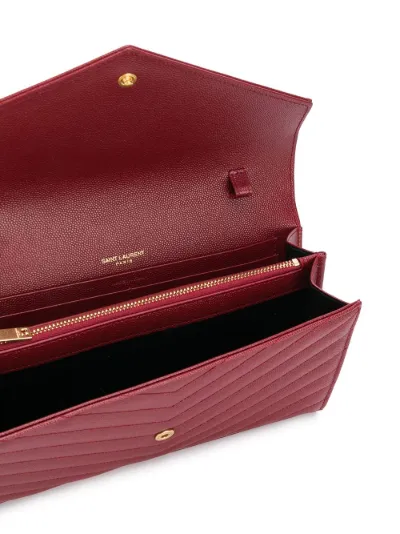monogram envelope clutch