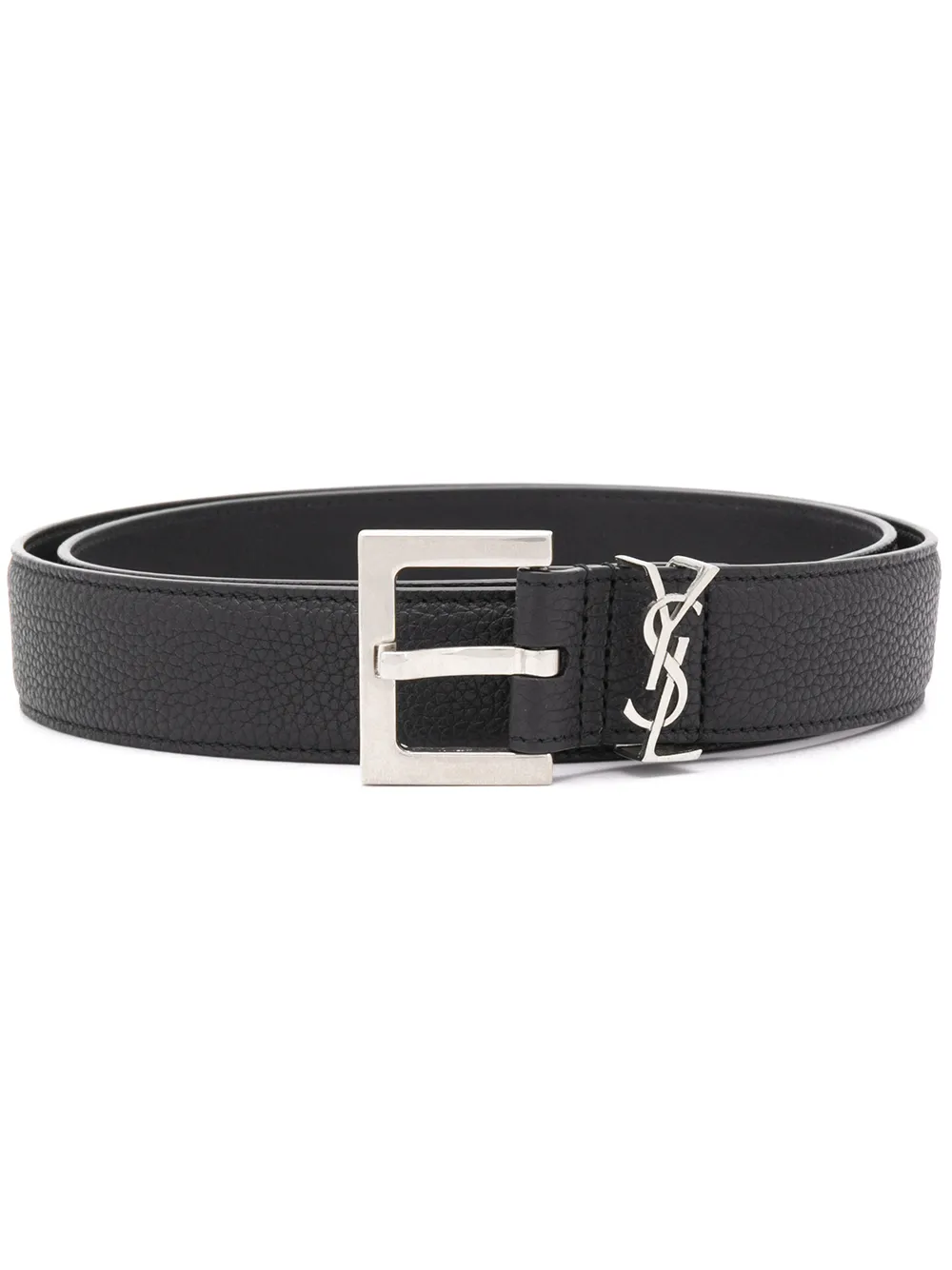 saint laurent monogram leather belt