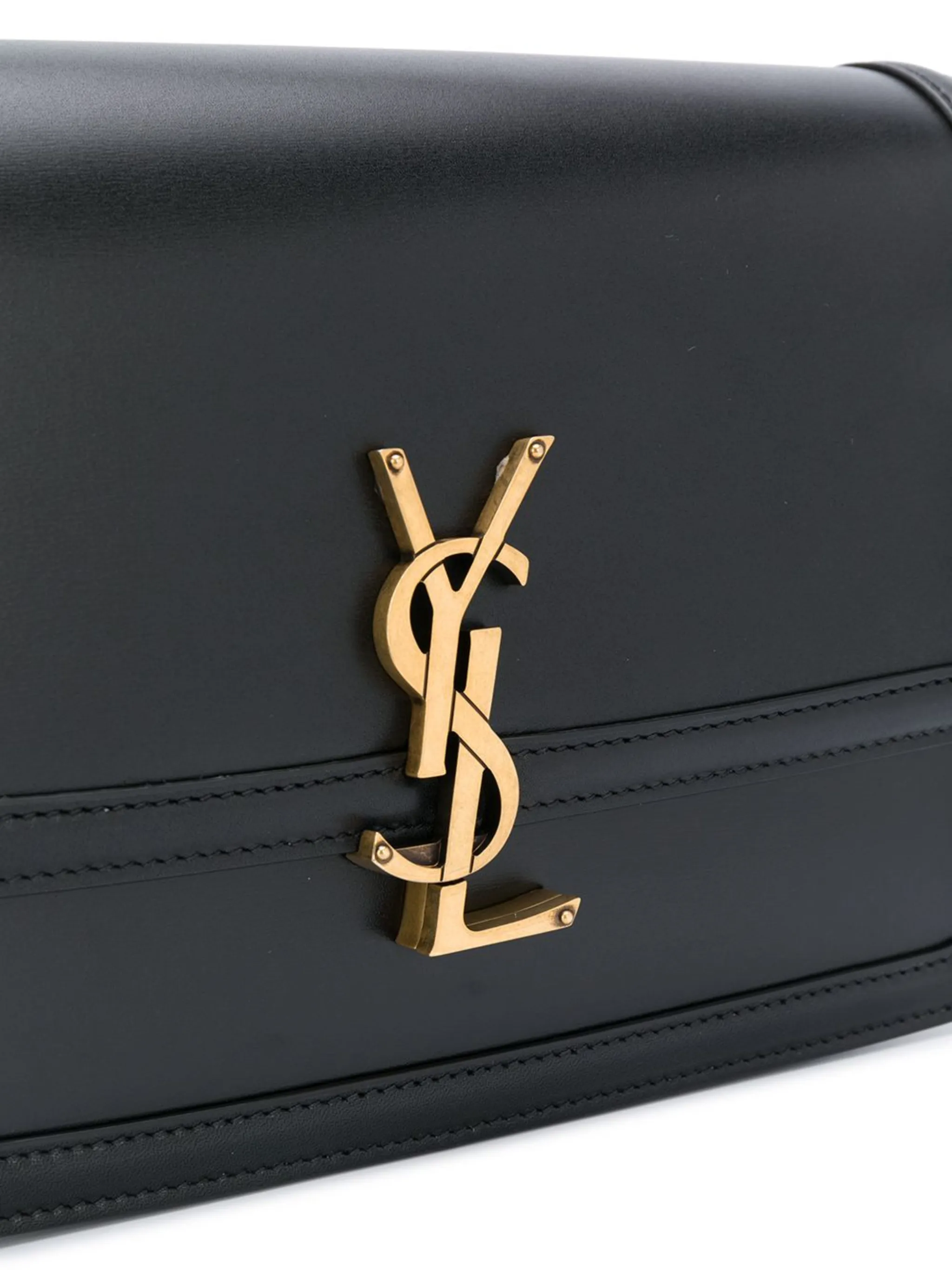 Saint laurent monogram medium leather shoulder bag sale