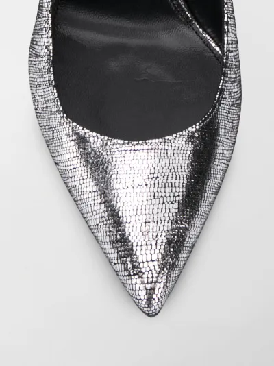 ysl silver shoes