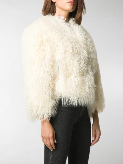 oversized shearling jacket