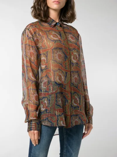 Saint Laurent Paisley Shirt 2024 | jacksonvillechristianacademy.com