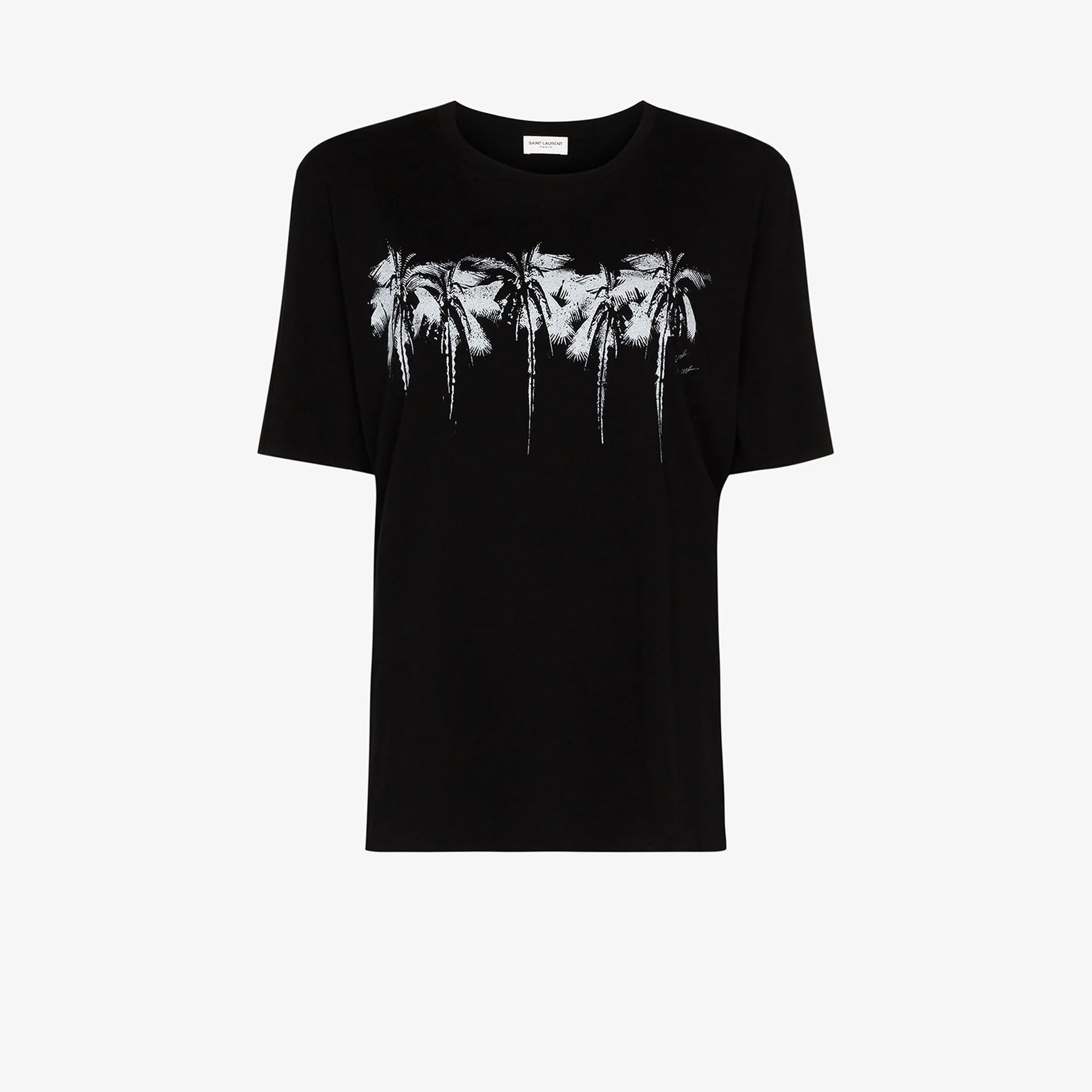 saint laurent palm tree shirt