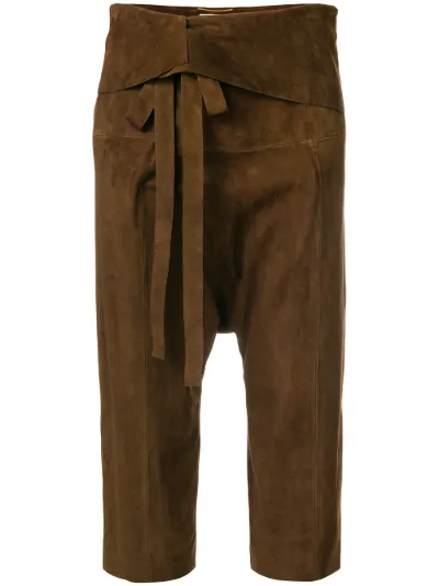 Pantaloni corti con cavallo basso | Saint Laurent | Eraldo.com