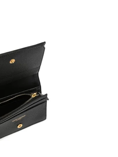 pebbled logo plaque cardholder Saint Laurent Eraldo