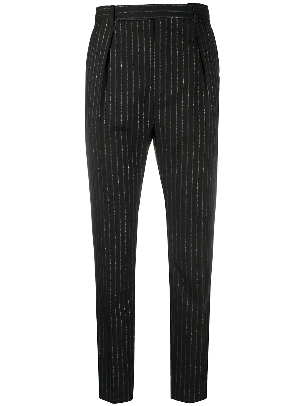 pinstripe high waisted pants