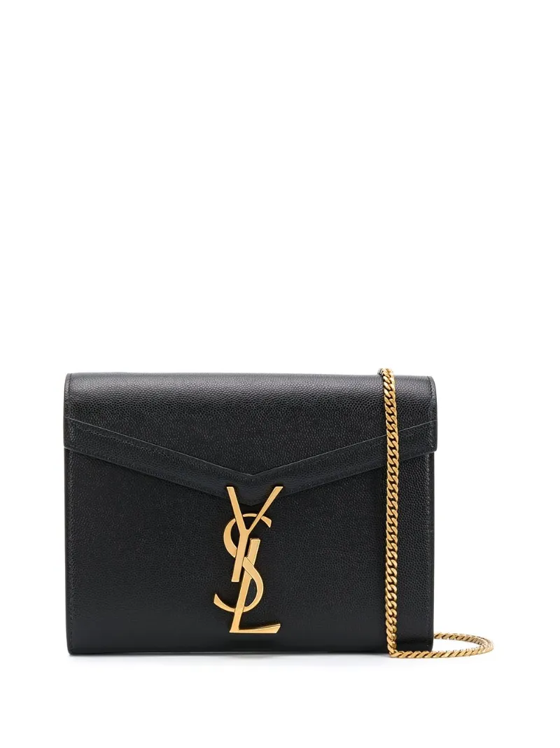 Saint Laurent Portafoglio con catena YSL nero | MODES