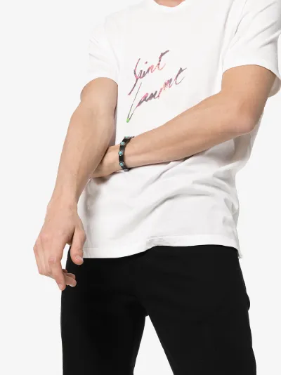 saint laurent script tee