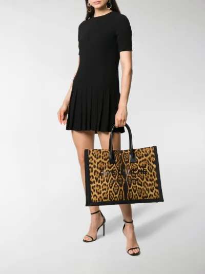 saint laurent leopard bag