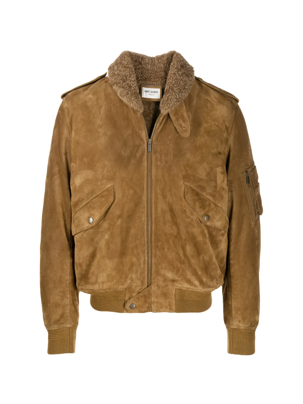 Saint laurent shop suede bomber