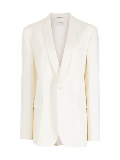 white wool blazer