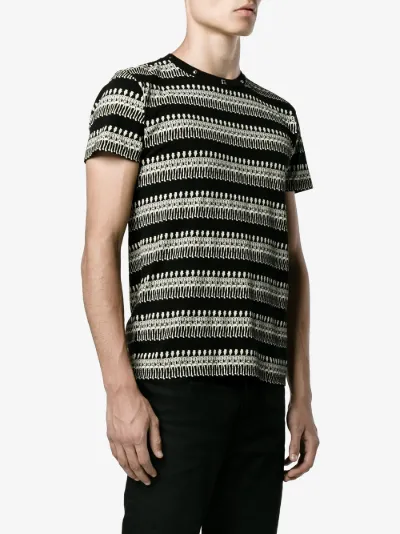 saint laurent skeleton shirt