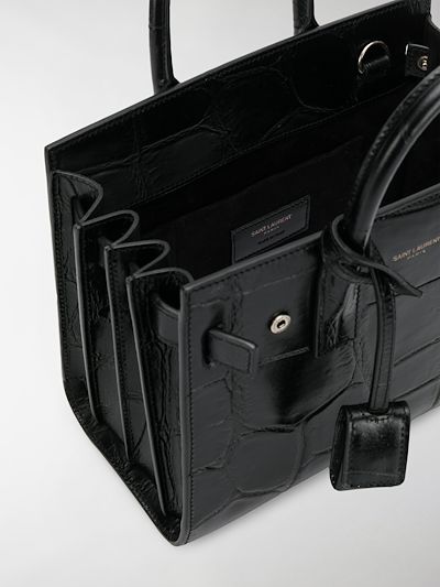 saint laurent croc tote
