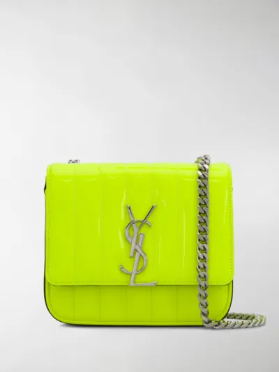 neon green ysl bag