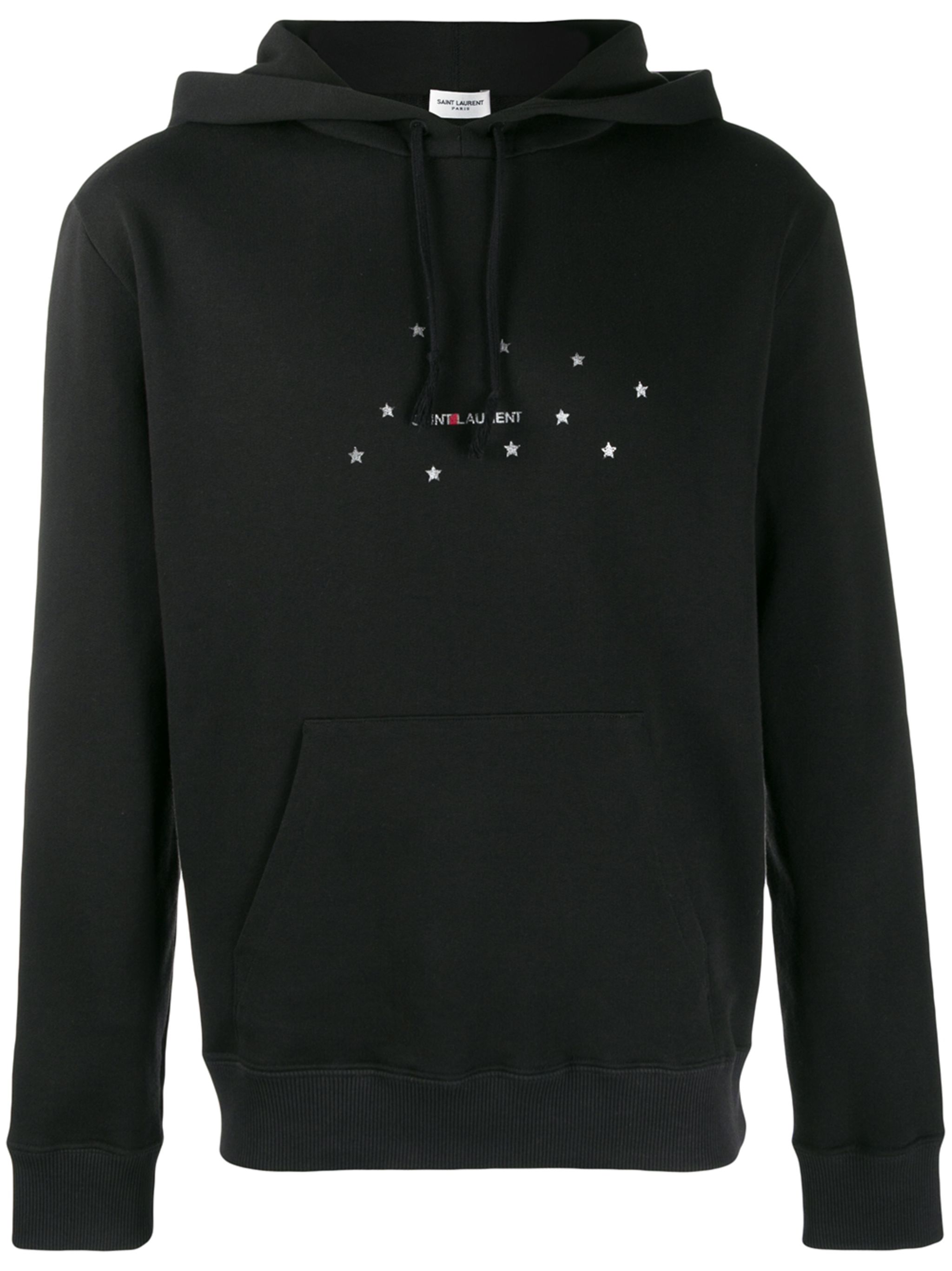 Saint laurent logo hoodie sale on sale