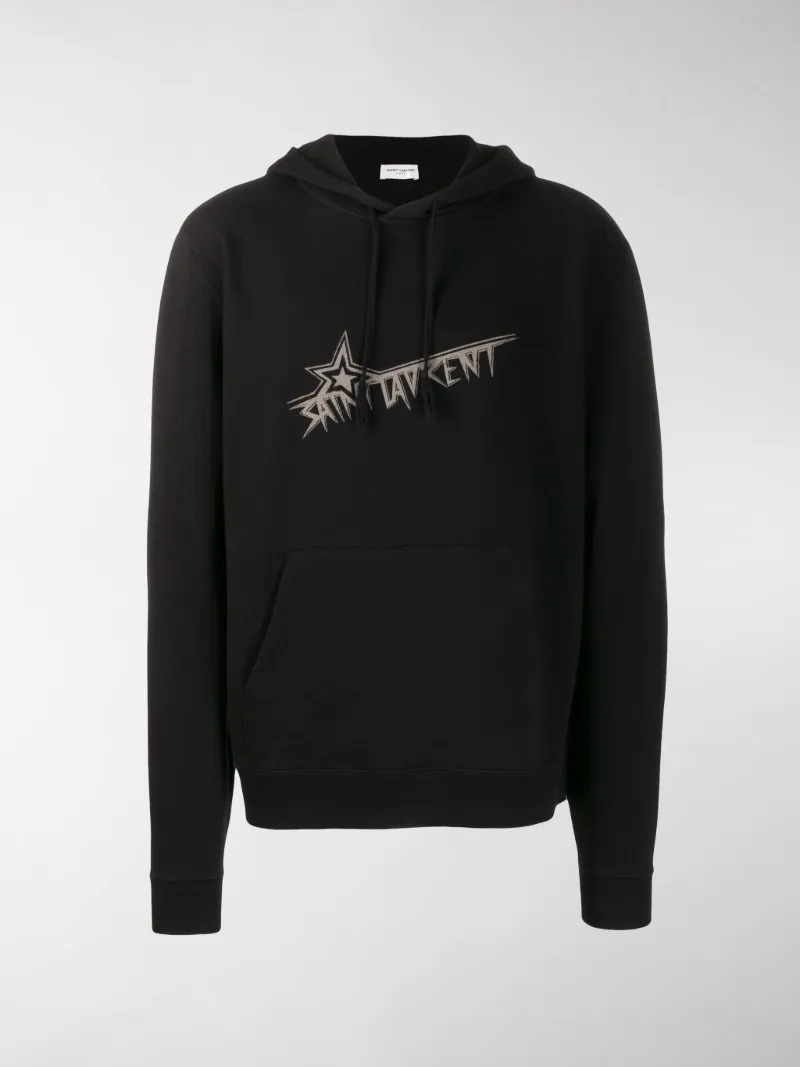 saint laurent hoodie stars