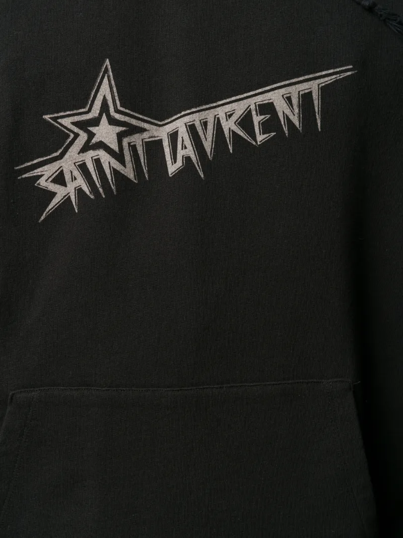 saint laurent hoodie stars