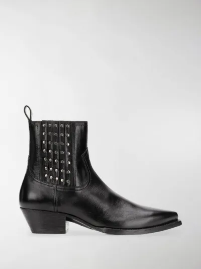 Saint Laurent Stivali con borchie Lukas Camperos nero | MODES