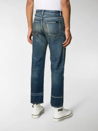 saint laurent straight leg jeans