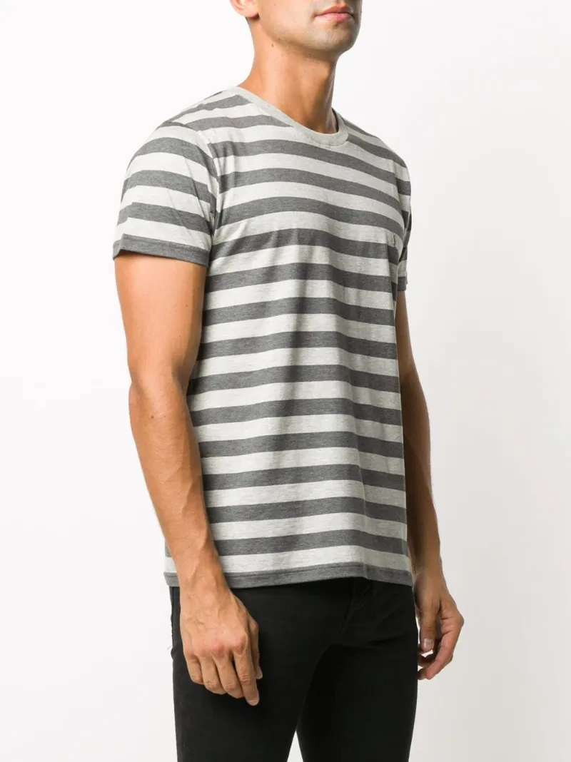 saint laurent striped t shirt