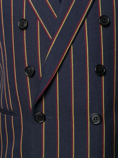 saint laurent striped blazer