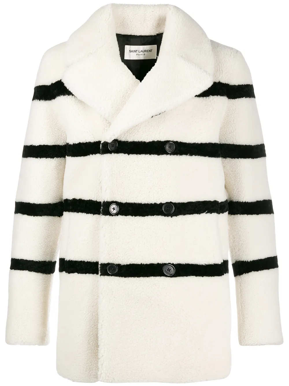 saint laurent shearling coat