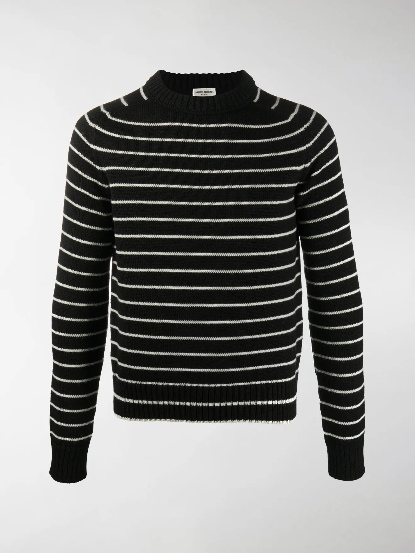 white saint laurent jumper