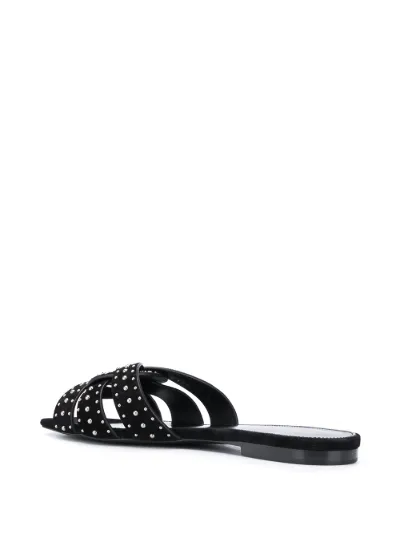 saint laurent studded sandals