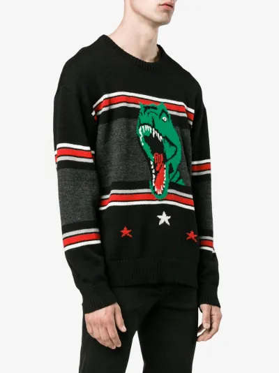 saint laurent dinosaur tee