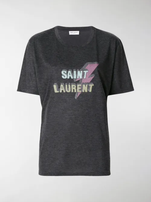 Saint Laurent - T-shirt con saetta