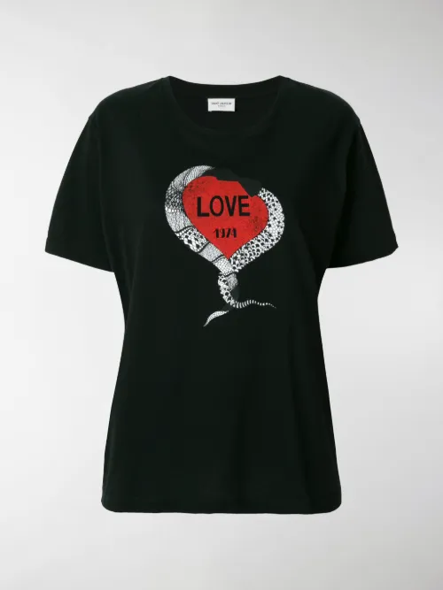 Saint Laurent - T-shirt Love 1974