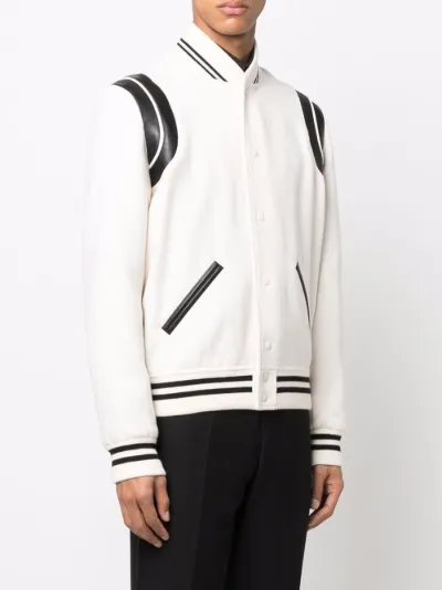 white teddy bomber jacket