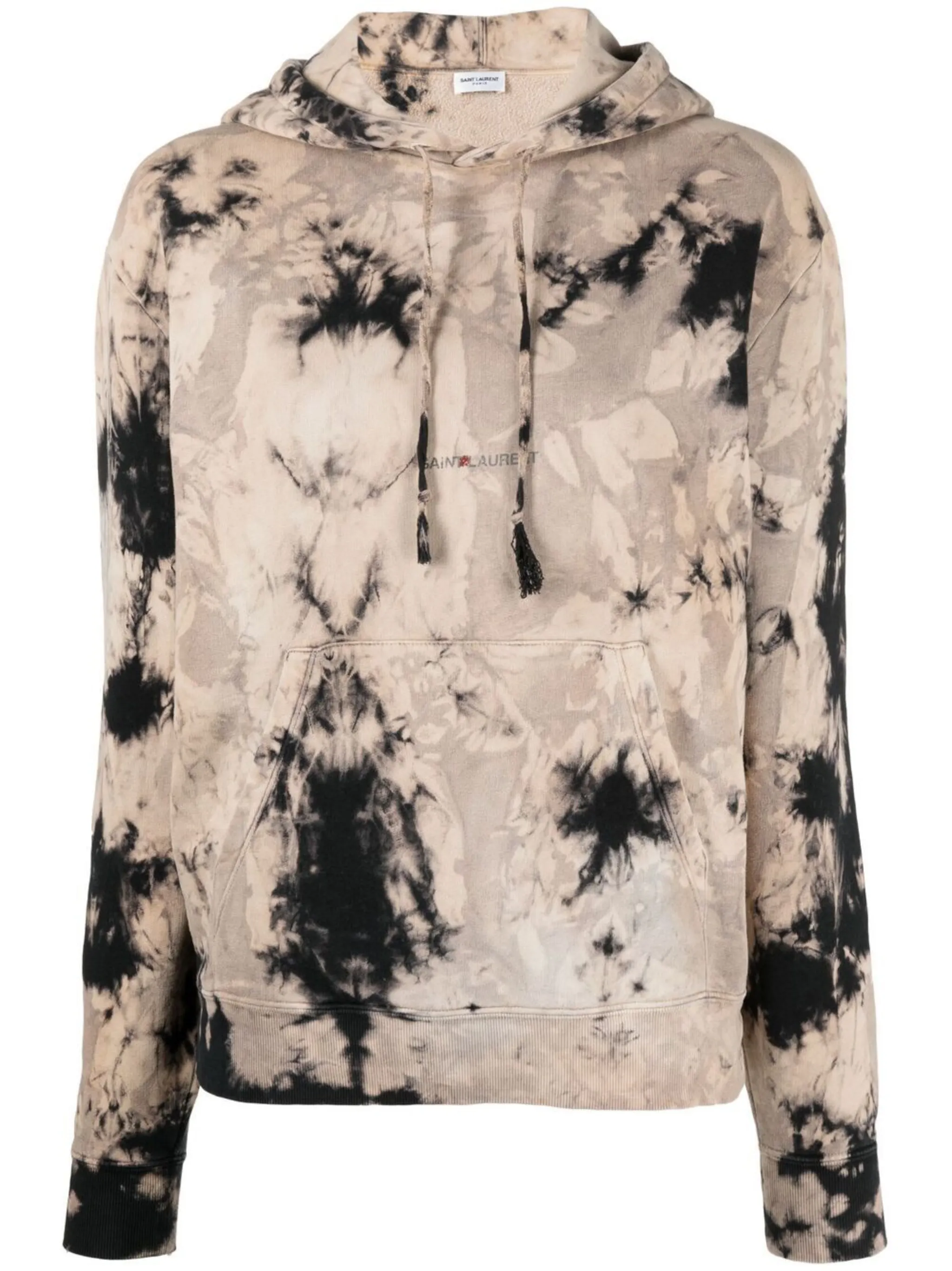 Saint Laurent tie-dye logo-print hoodie | Eraldo.com KR