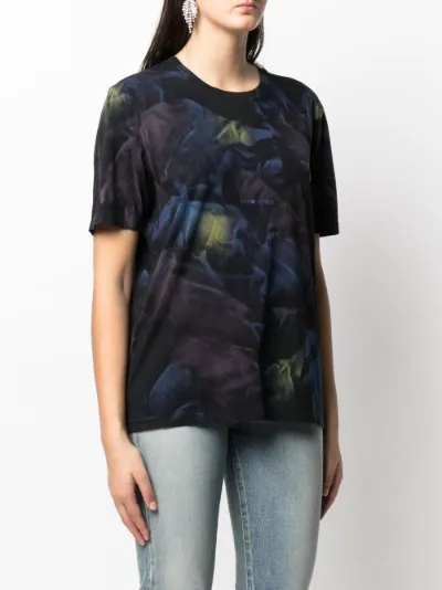 tie-dye print logo T-shirt | Saint 
