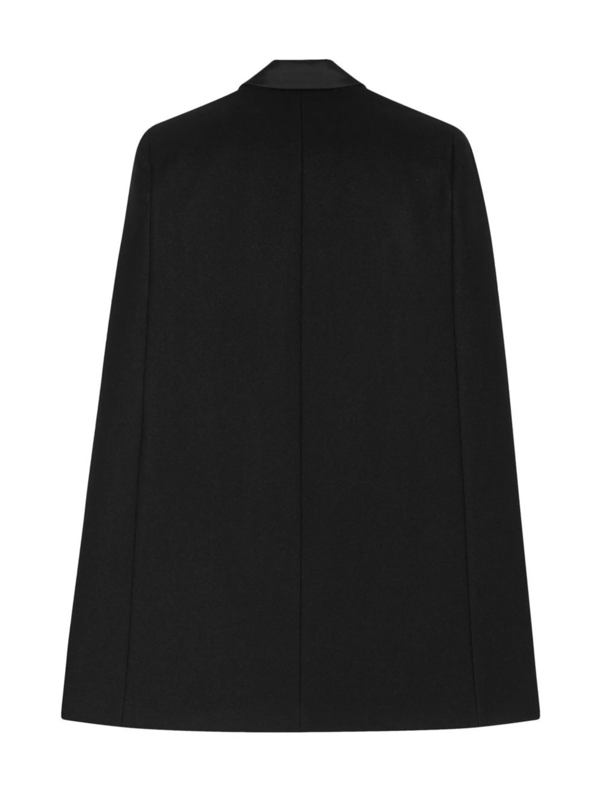 woolblend tuxedo cape Saint Laurent