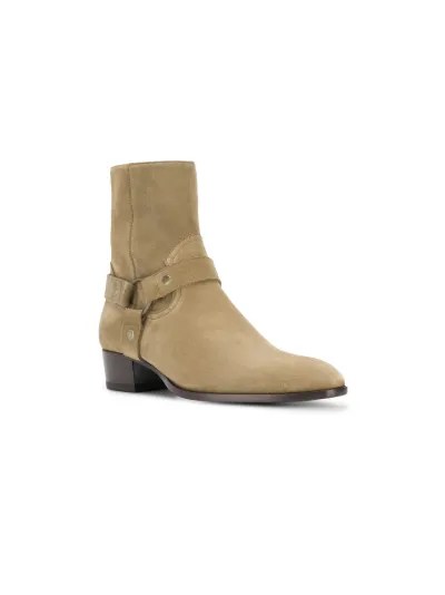 Saint laurent wyatt 40 cheap harness boots