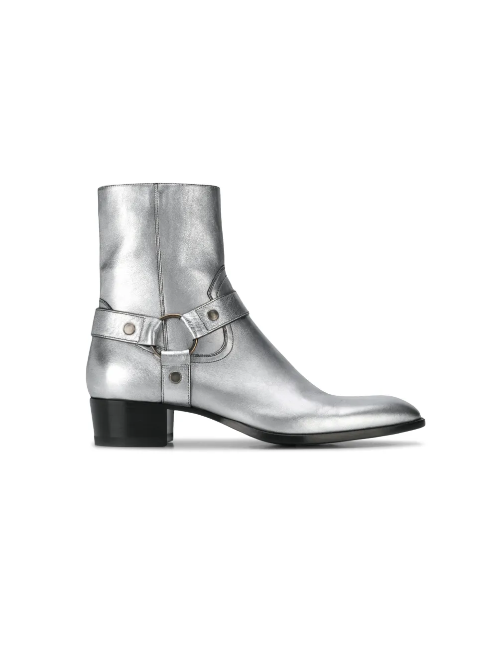 Saint laurent metallic boots online