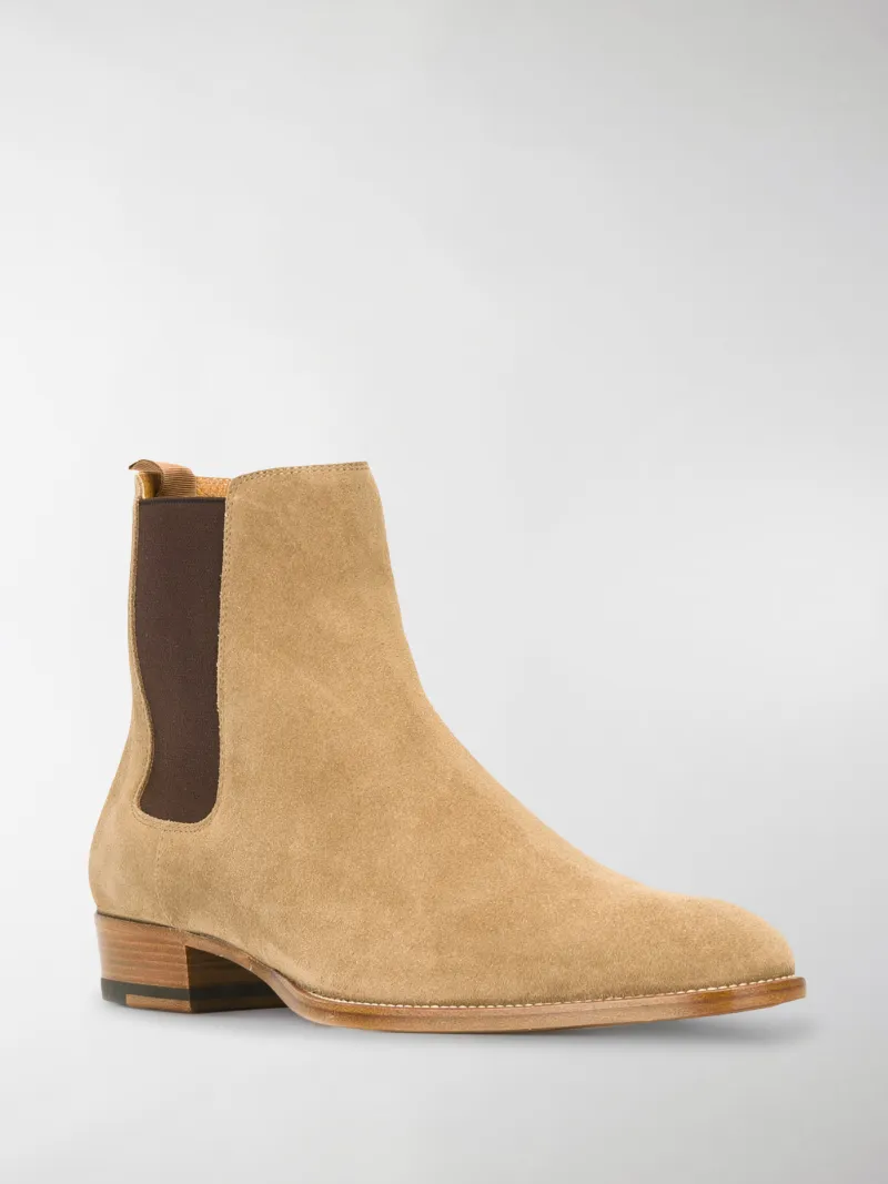 wyatt chelsea boot in suede